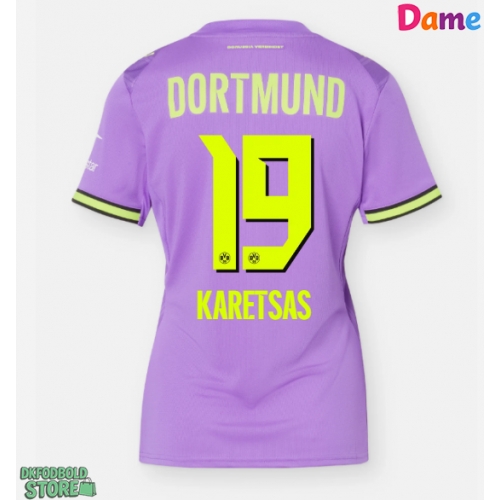 Borussia Dortmund Konstantinos Karetsas #19 Replika Tredjetrøje Dame 2026-27 Kortærmet
